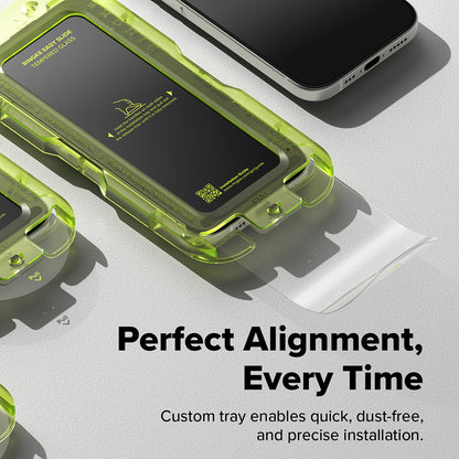 Ringke Easy Slide Screen Protector for Apple iPhone 17 Pro, Tempered Glass, Full Glue, Set of 2 pieces