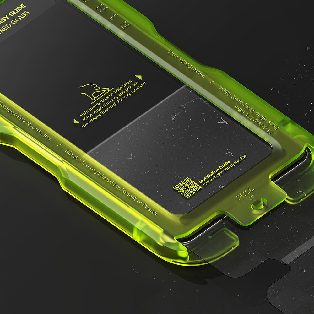Ringke Easy Slide Screen Protector for Samsung Galaxy S26 Ultra S948, Tempered Glass, Full Glue, Set of 2 Pieces