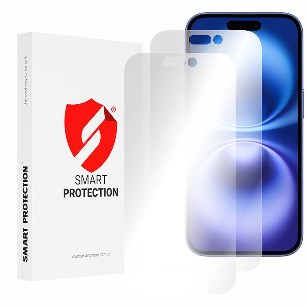 Smart Protection Premium Classic Screen Protector for Apple iPhone 16, Plastic, Set of 2 pieces