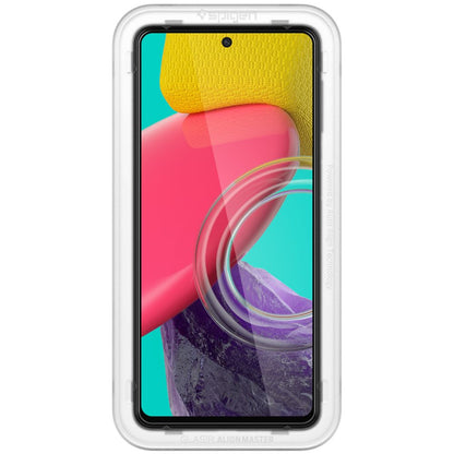 Spigen GlastR Align Master Screen Protector for Samsung Galaxy M53 M536, Tempered Glass, Full Glue, Black