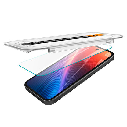 Spigen GlastR EZ FIT Screen Protector for Google Pixel 9a, Tempered Glass, Full Glue, Set of 2 pieces AGL08938