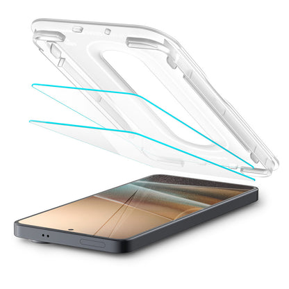 Spigen GlastR EZ FIT Pro HD Anti-Reflection Screen Protector for Samsung Galaxy S26 S942, Tempered Glass, Full Glue, Set of 2 pieces AGL11092