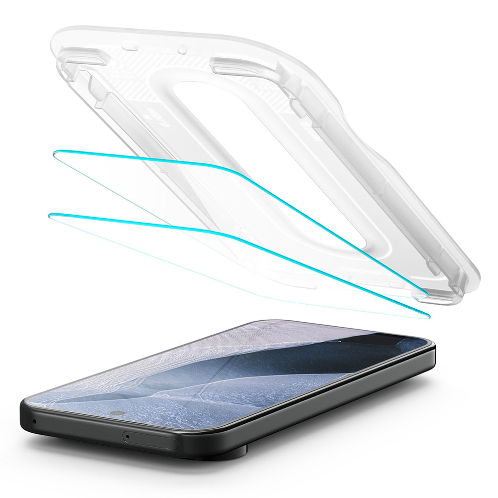 Spigen GlastR EZ FIT Pro Screen Protector for Google Pixel 11 Pro XL, Tempered Glass, Full Glue, Set of 2 pieces AGL11485