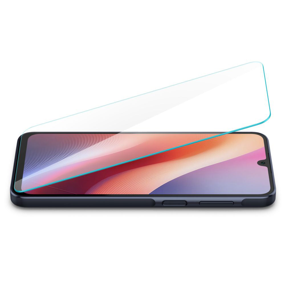 Spigen GlastR Slim Screen Protector for Samsung Galaxy A26 A266 / A16 5G A166 / A16 4G A165, Tempered Glass, Full Glue, Set of 2 Pieces