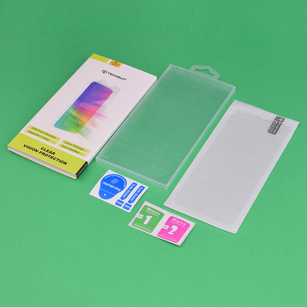 Techsuit Clear Vision Screen Protector for Xiaomi 17, Tempered Glass, Full Glue