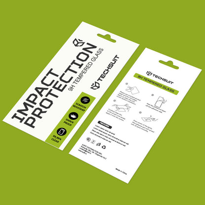 Techsuit Screen Protector for Google Pixel 10a, Tempered Glass, Full Glue, 111D, Black