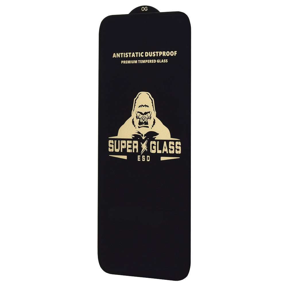Techsuit Screen Protector Film for Honor 600 Pro / 600, Tempered Glass, Full Glue, Black