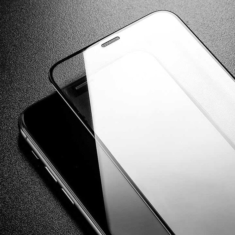 Techsuit Screen Protector Film for Xiaomi Poco X8 Pro, Tempered Glass, Full Glue, Black