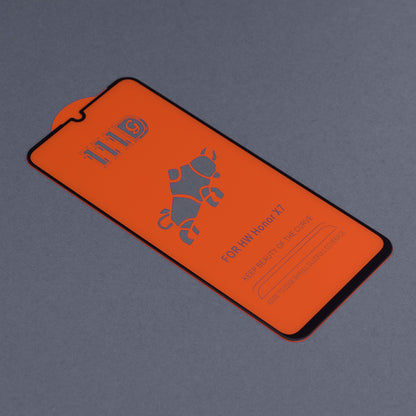 Techsuit Screen Protector Film for Xiaomi Redmi 13C 5G / 13C / Poco C65, Tempered Glass, Full Glue, 111D, Black