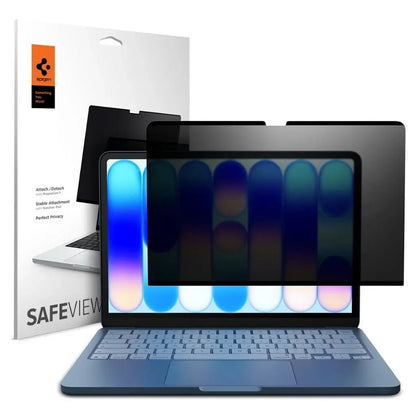 Spigen Safe View Magnetic Privacy Screen Protector for Apple MacBook Neo 13inch, Plastic AFL11670