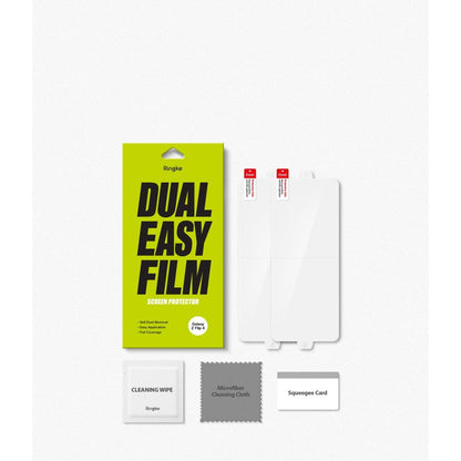 Ringke Dual Easy Interior Screen Protector for Samsung Galaxy Z Flip4 F721, Plastic, Set of 2 Pieces