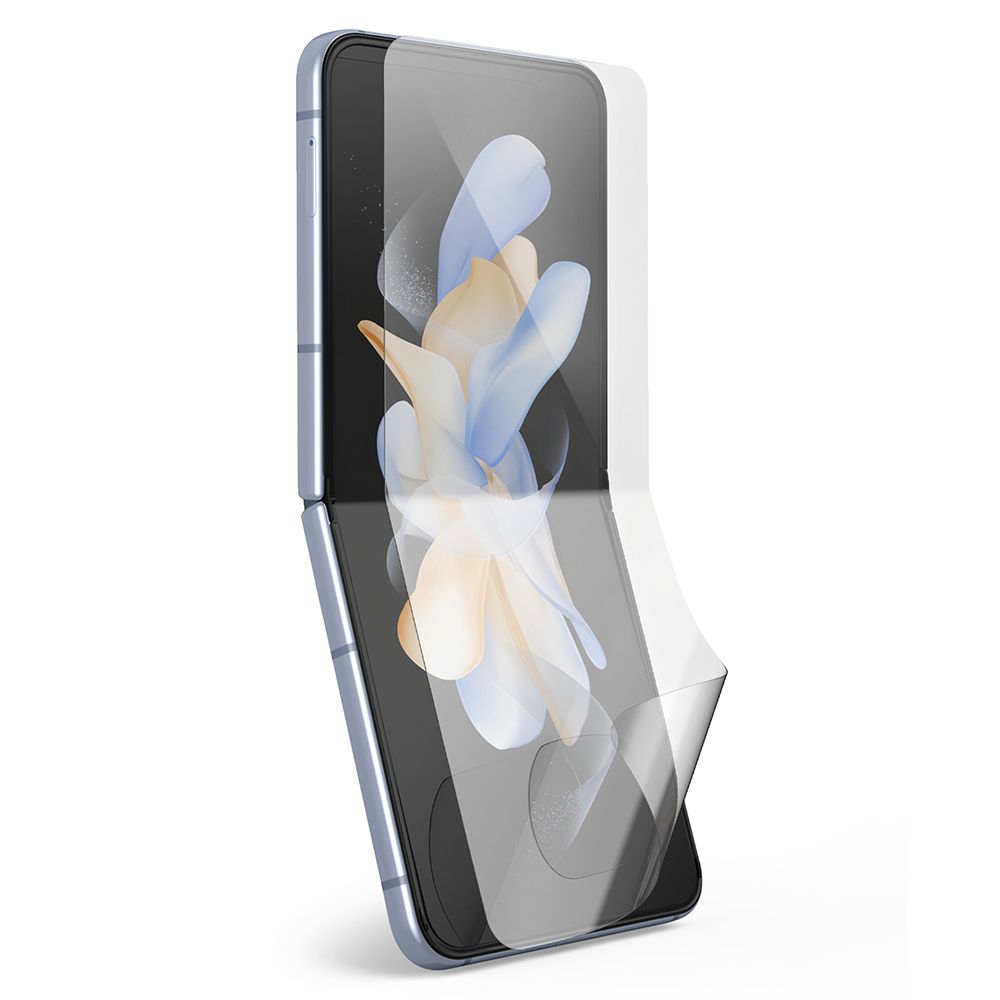 Ringke Dual Easy Interior Screen Protector for Samsung Galaxy Z Flip4 F721, Plastic, Set of 2 Pieces