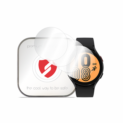 Smart Protection Premium Classic Screen Protector Film for Samsung Galaxy Watch4 44mm, Set of 4 pieces, Plastic