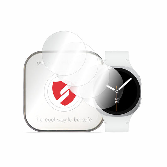 Smart Protection Premium Classic Protective Film for Samsung Galaxy Watch9 / Watch8 40mm, Set of 4 pieces, Plastic