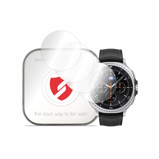 Smart Protection Premium Classic Screen Protector Film for Samsung Galaxy Watch8 Classic, Set of 4 pieces, Plastic