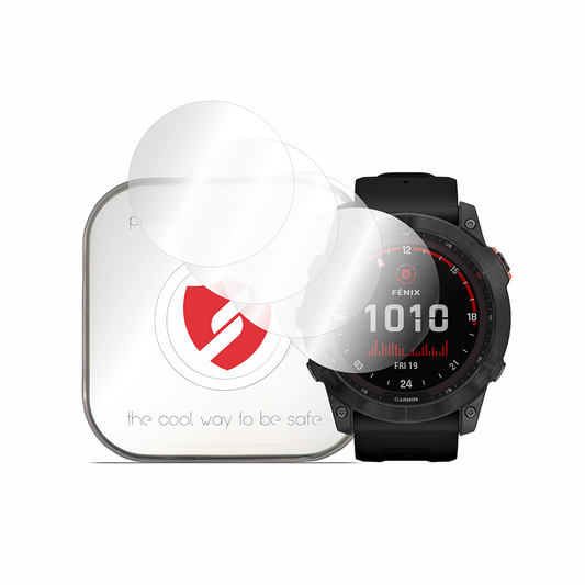 Smart Protection Premium Classic Screen Protector for Garmin Fenix 7X, Set of 4 pieces, Plastic