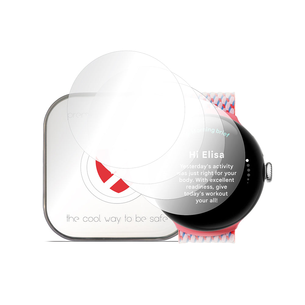 Smart Protection Premium Classic Screen Protector for Google Pixel Watch 4 41mm, Set of 4 Pieces, Plastic