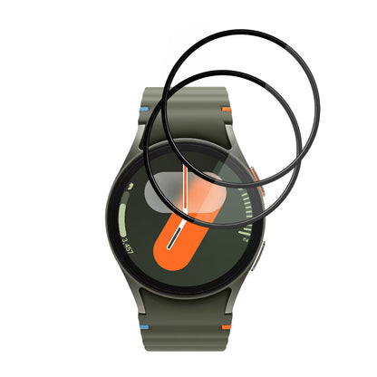 Techsuit Nano Flex Protection Film for Samsung Galaxy Watch7 40mm, Set of 2 pieces, Plastic, Black