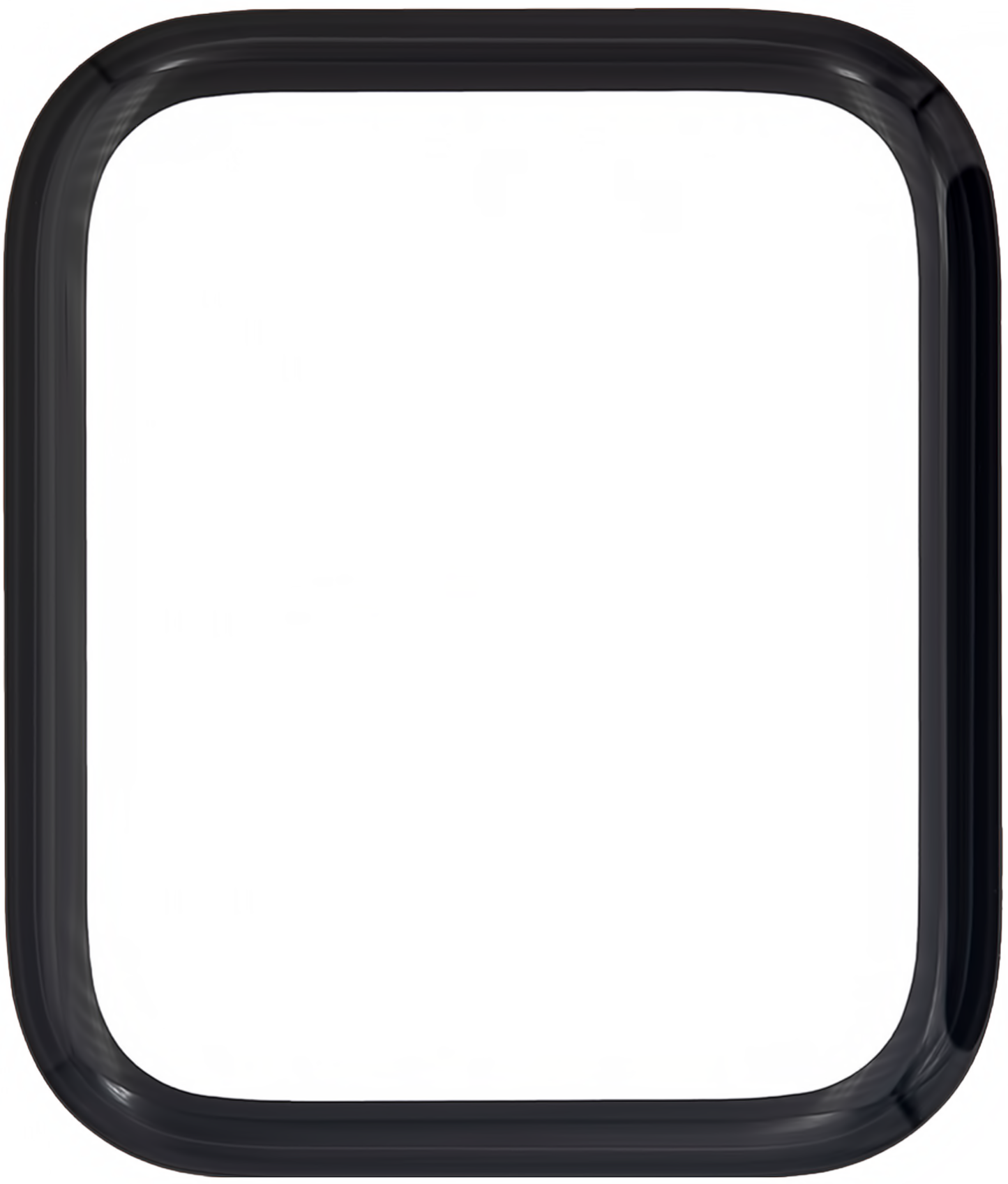 Apple Watch Screen Glass Apple Watch Series SE (2022) 44mm / SE (2020) 44mm / 6 44mm, Black 