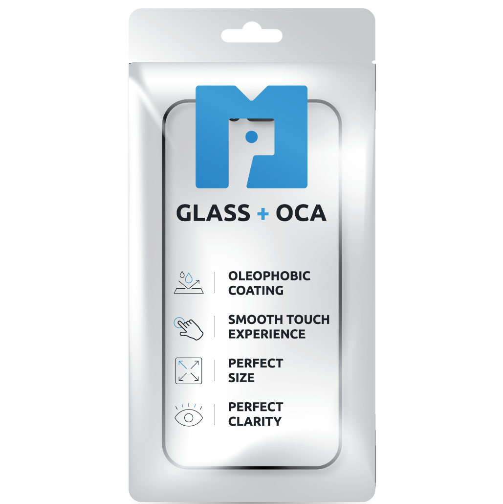 Screen Glass + OCA MP compatible with Samsung Galaxy S25 S931, Black