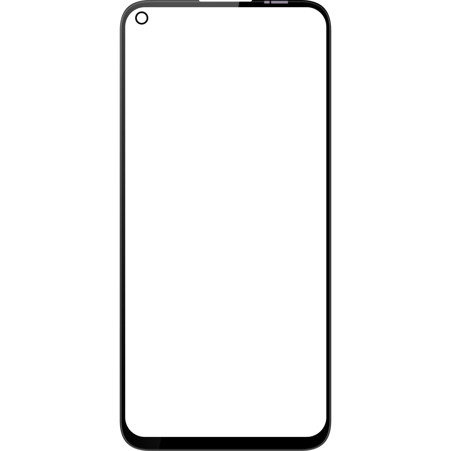 Screen Glass + OCA Forward Shield for Huawei P40 lite 4G, Black
