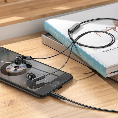 Handsfree 3.5mm HOCO M121, Black