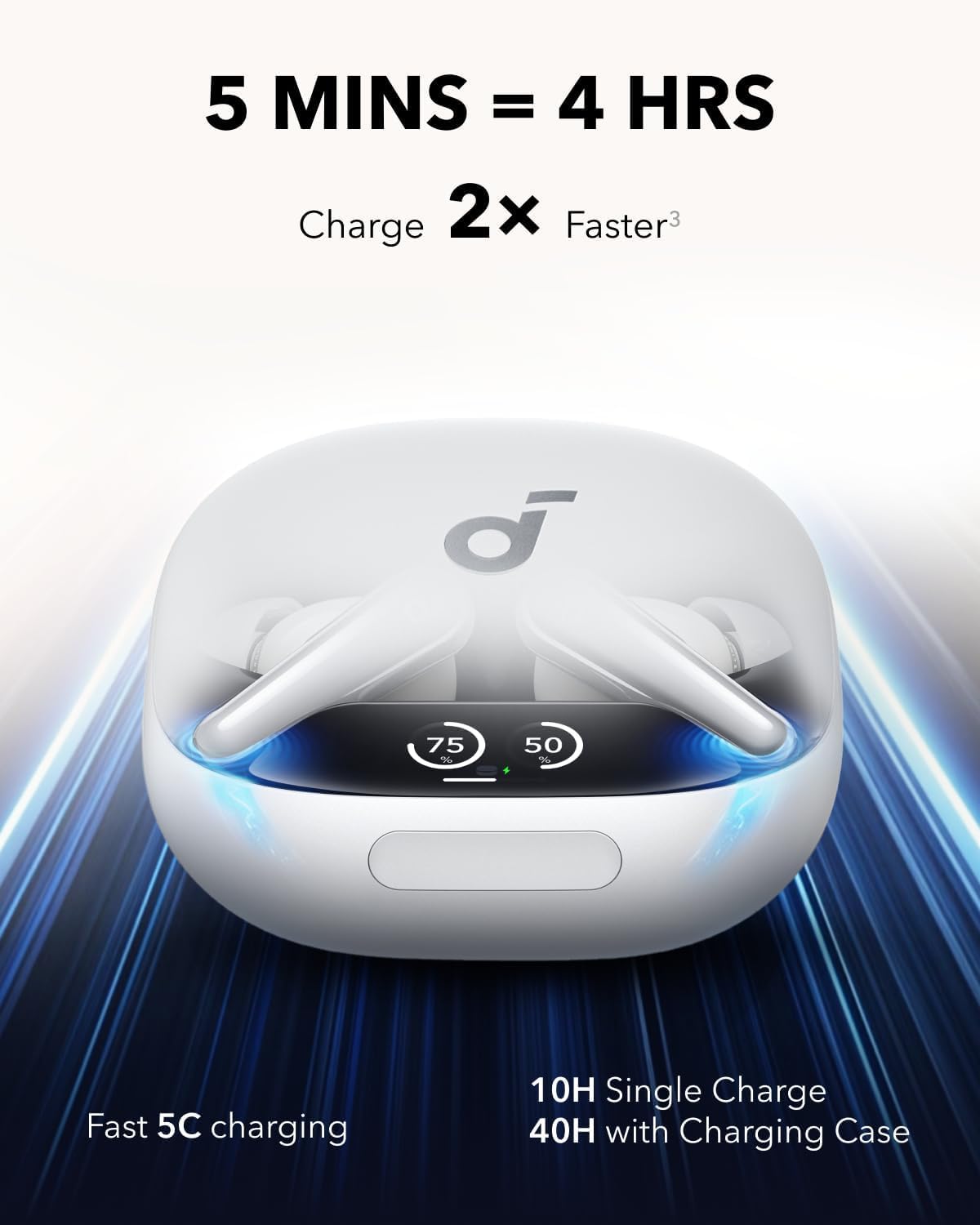 Bluetooth Handsfree Anker SoundCore Liberty 4 Pro, TWS, ANC, White A3954G21