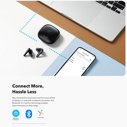 Anker SoundCore Liberty 4 Pro NC Bluetooth Handsfree, TWS, ANC, Black A3954GF1