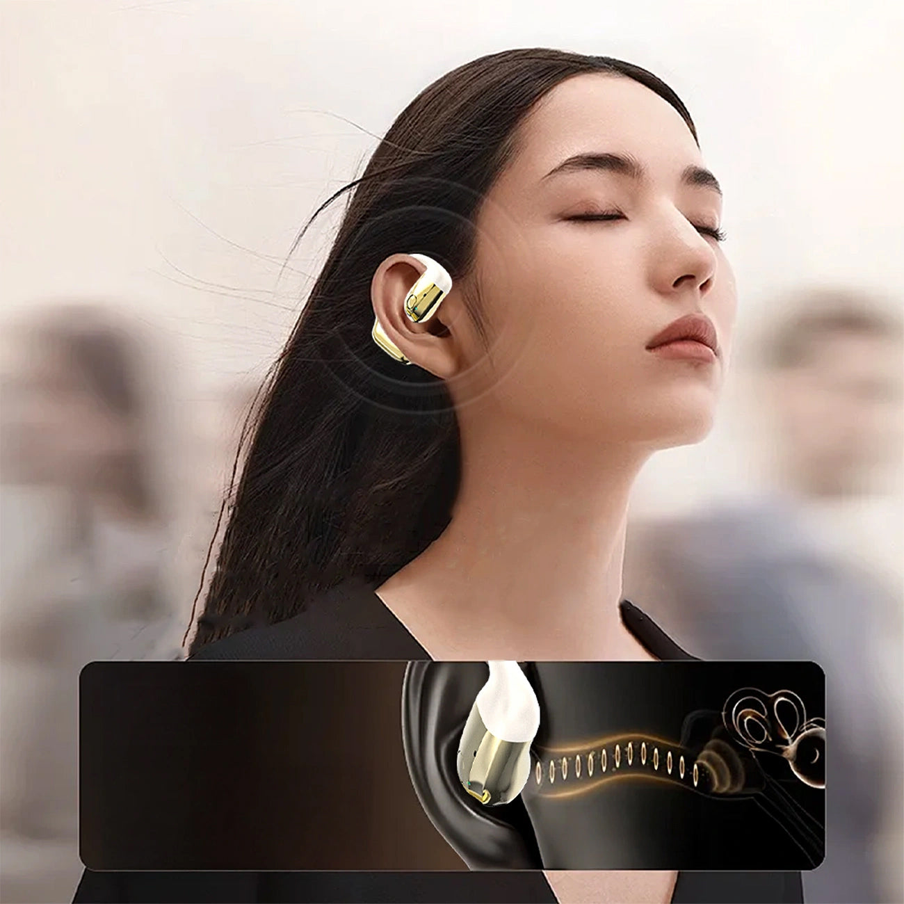 Dudao U4Pro Bluetooth Handsfree, A2DP, Golden Beige