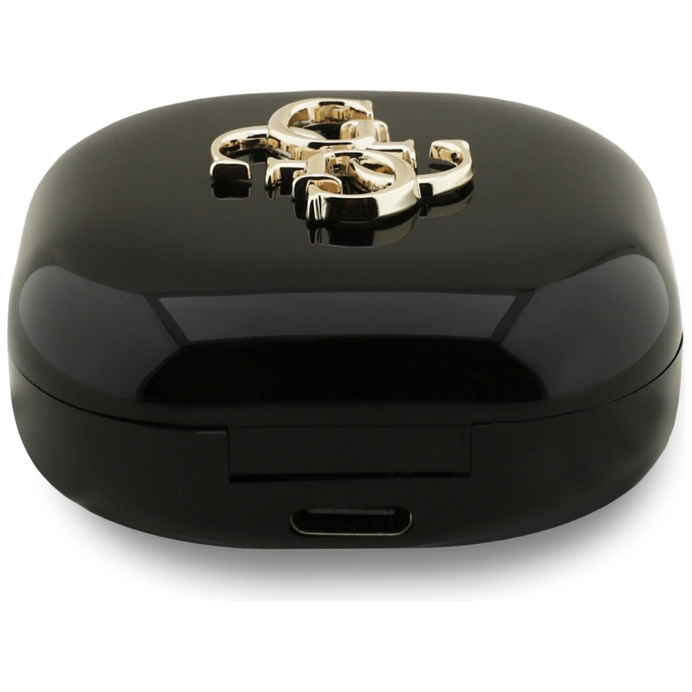 Handsfree Bluetooth Guess 4G Metal Logo, TWS, Black