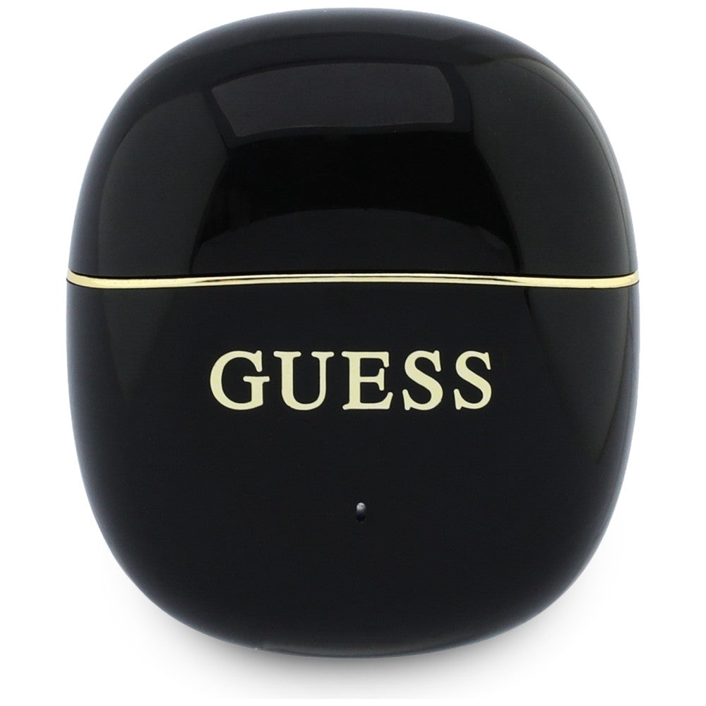 Handsfree Bluetooth Guess Glossy Gold Line Classic, TWS, Black