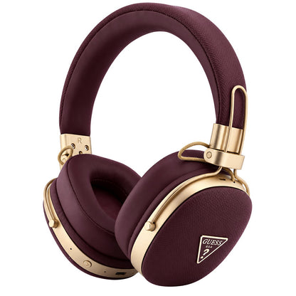 Guess Grained Triangle Logo Bluetooth Handsfree, A2DP, Burgundy