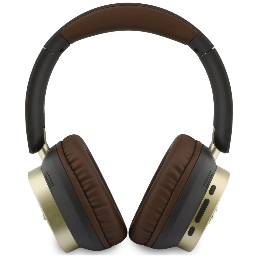 Handsfree Bluetooth Guess Rectangle Metal Script, A2DP, Brown