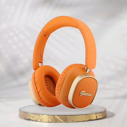 Handsfree Bluetooth Guess Rectangle Metal Script, A2DP, Orange