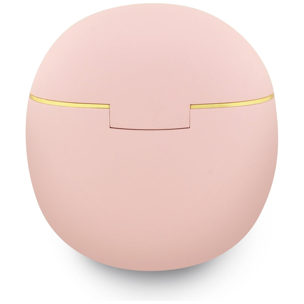 Handsfree Bluetooth Guess Script Print, TWS, Pink