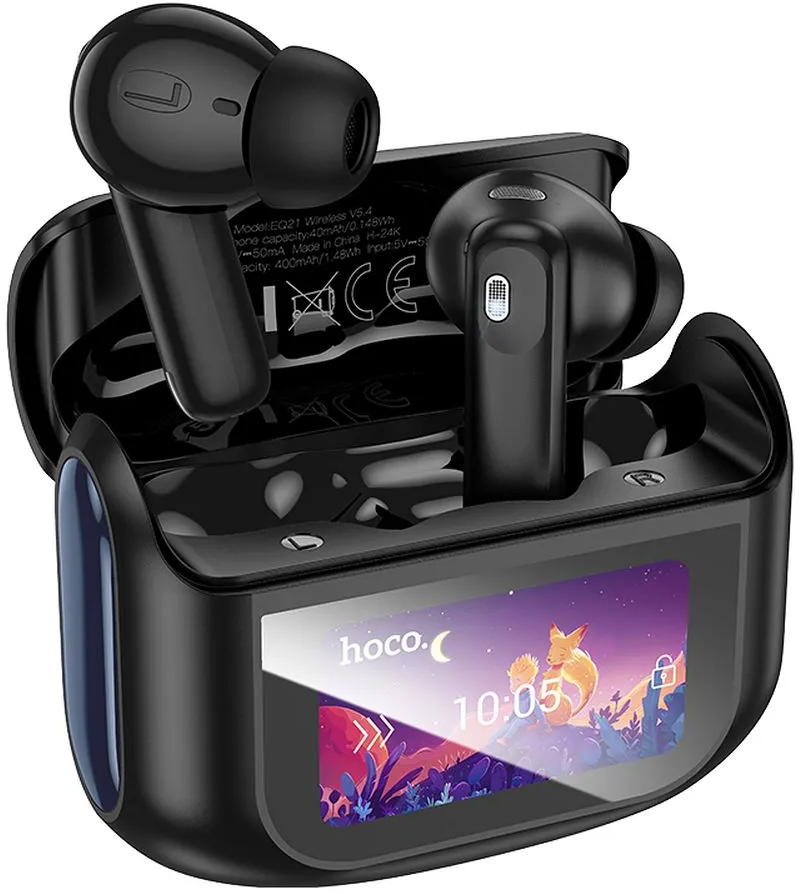 HOCO EQ21 Bluetooth Handsfree, TWS, ANC, Black