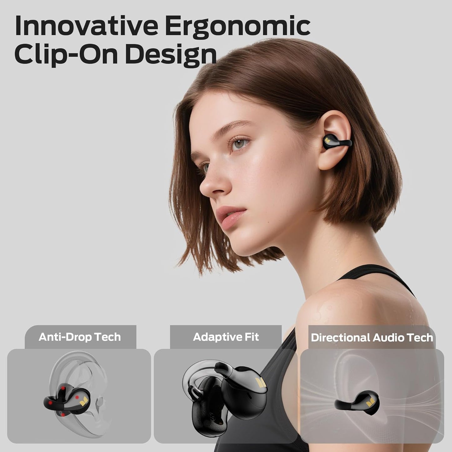 Handsfree Bluetooth Monster AC225, TWS, Black