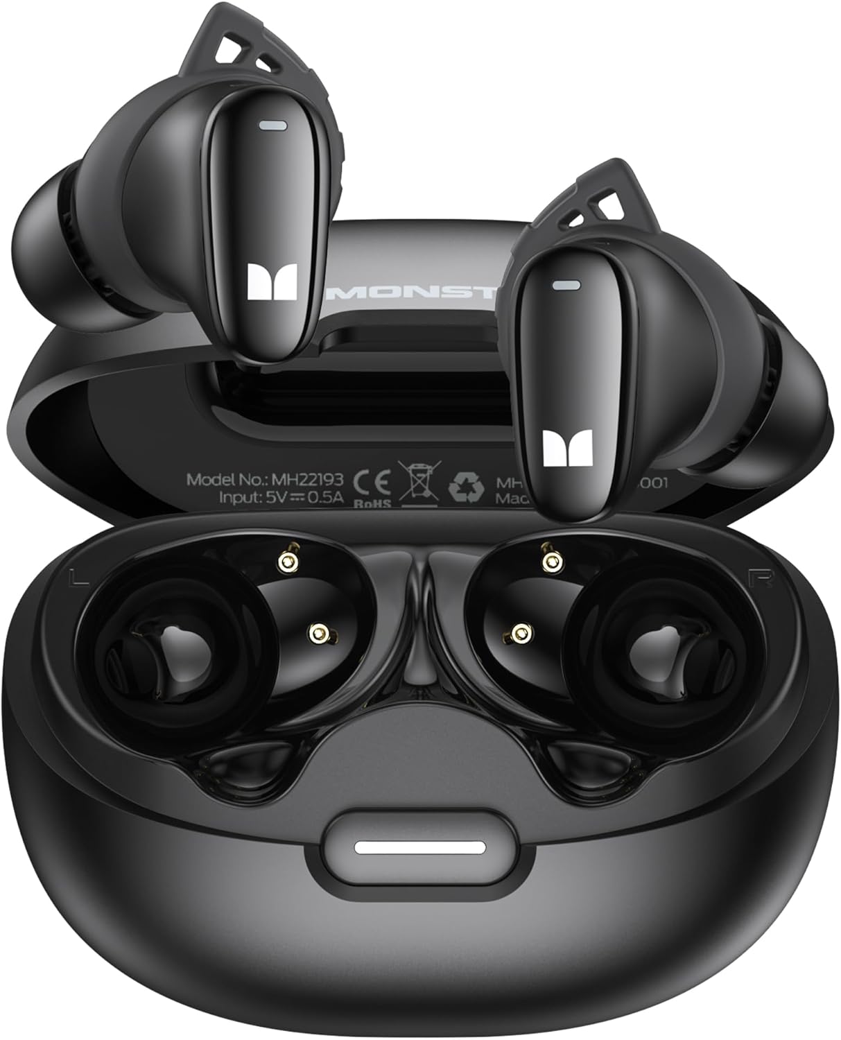 Handsfree Bluetooth Monster N-Lite 206, TWS, Black