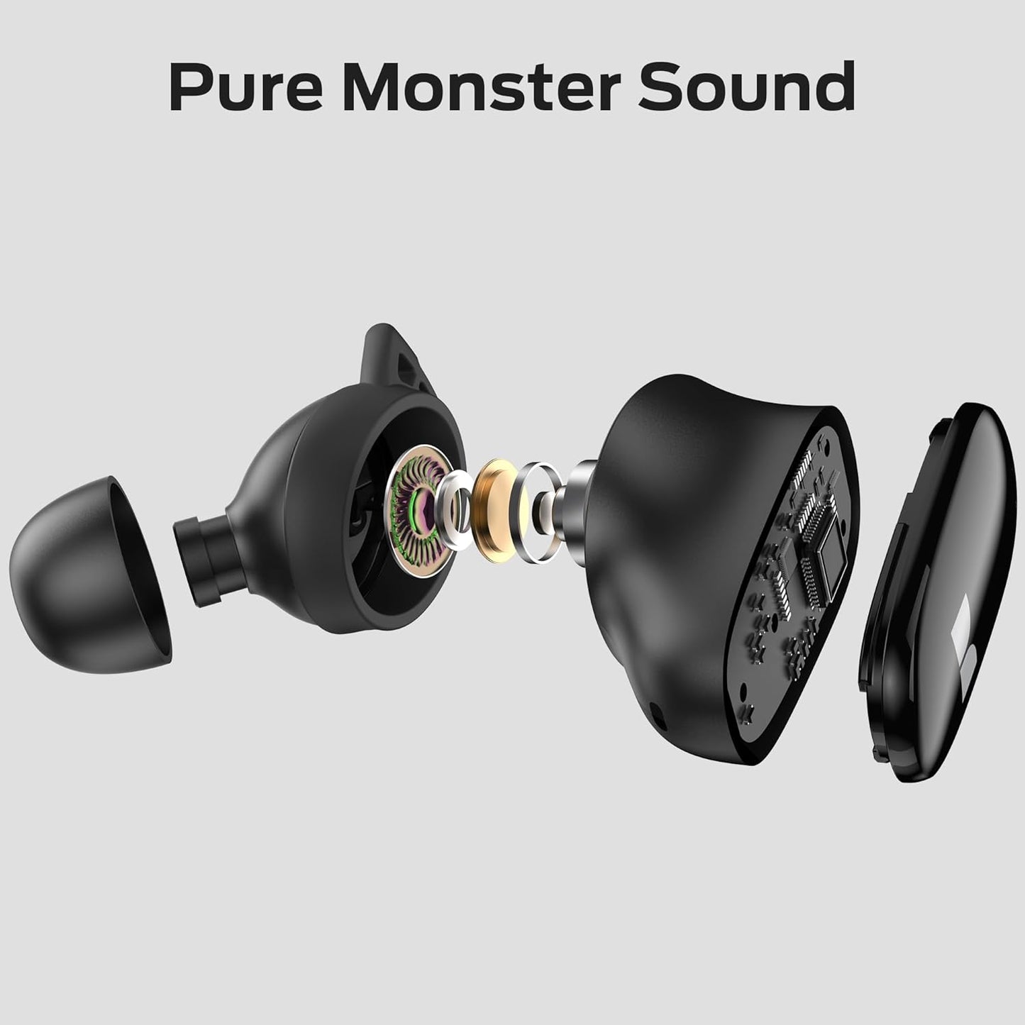 Handsfree Bluetooth Monster N-Lite 206, TWS, Black