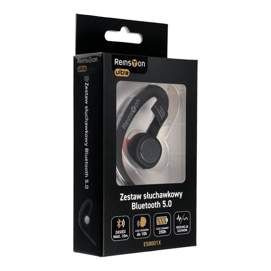 Handsfree Bluetooth Reinston ESB001X, MultiPoint, A2DP, Black