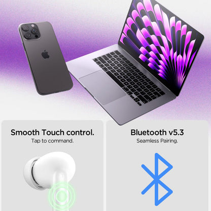 Handsfree Bluetooth Spigen SA2400, TWS, ANC, White