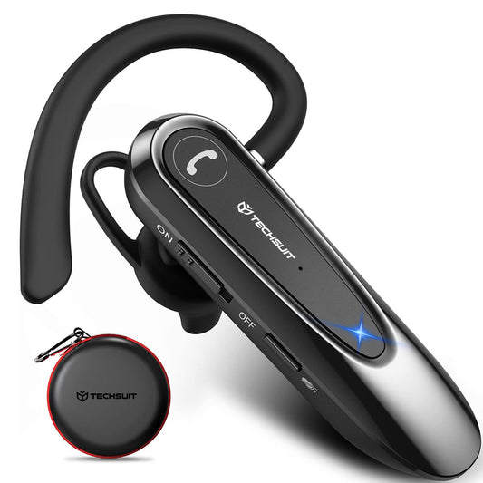 Handsfree Bluetooth Techsuit CB2 AirTalk, A2DP, Black