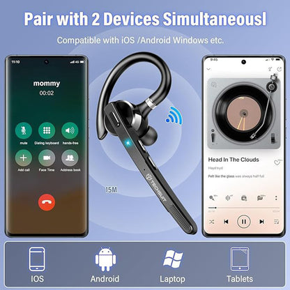 Handsfree Bluetooth Techsuit G9 TalkZen, A2DP, Black