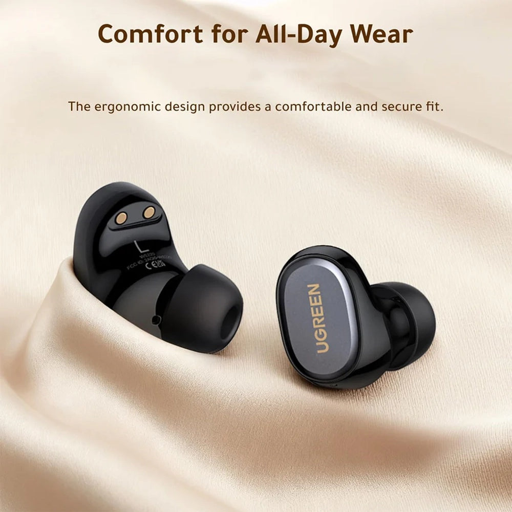 UGREEN Dots Bluetooth Handsfree (75628), TWS, MultiPoint, Black