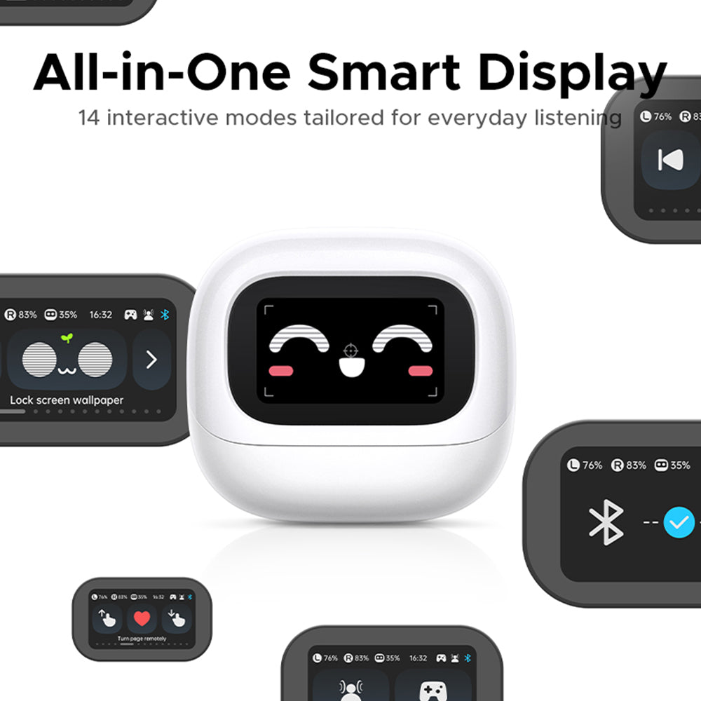 Handsfree Bluetooth UGREEN HiTune H6 Magic WS216 (65386), TWS, ANC, MultiPoint, White