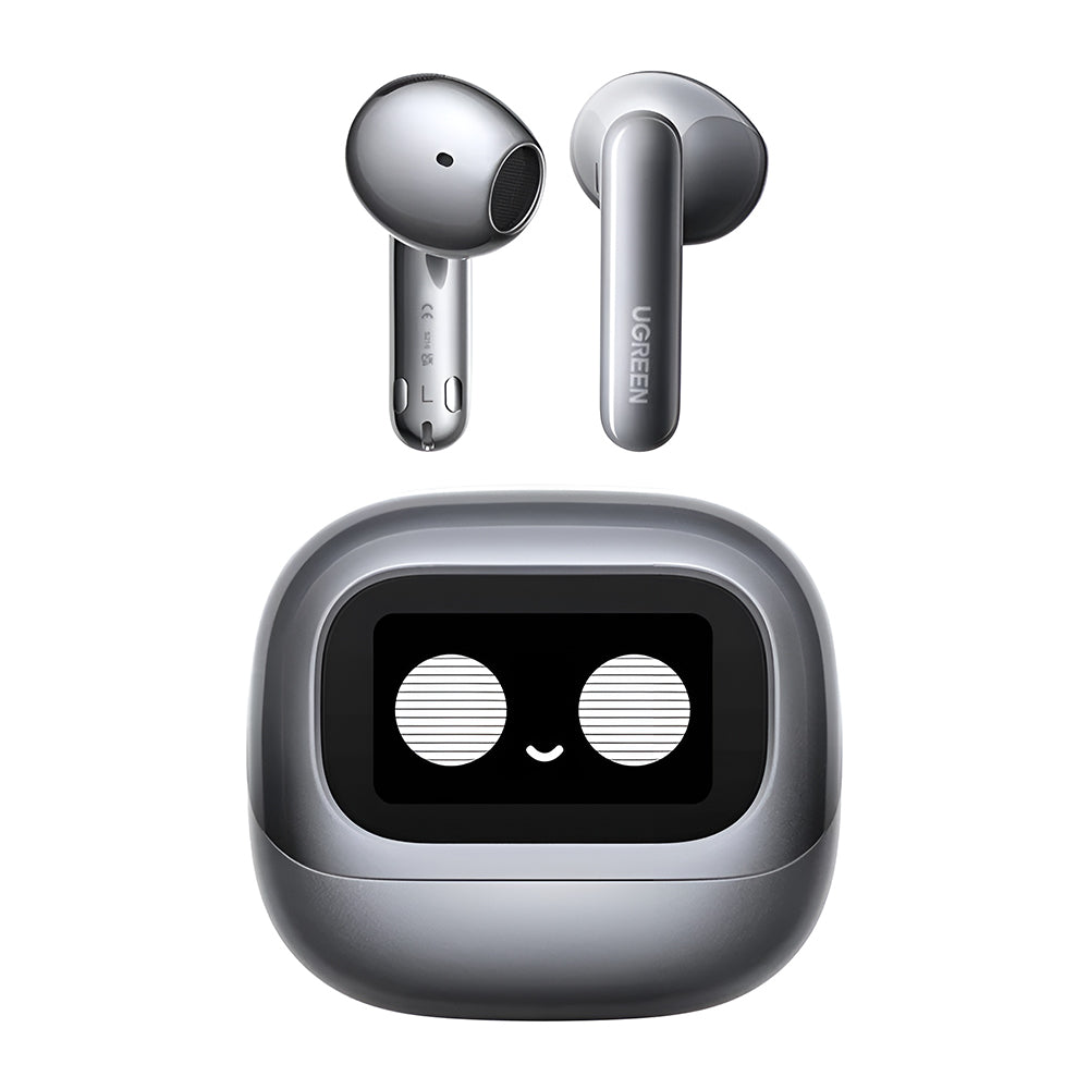 Handsfree Bluetooth UGREEN HiTune H6 Magic WS216 (75288), TWS, ANC, MultiPoint, Gray