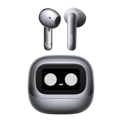 Handsfree Bluetooth UGREEN HiTune H6 Magic WS216 (75288), TWS, ANC, MultiPoint, Gray