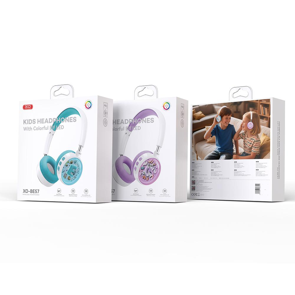 Handsfree Bluetooth XO Design BE57 Cartoon Kids, A2DP, Blue