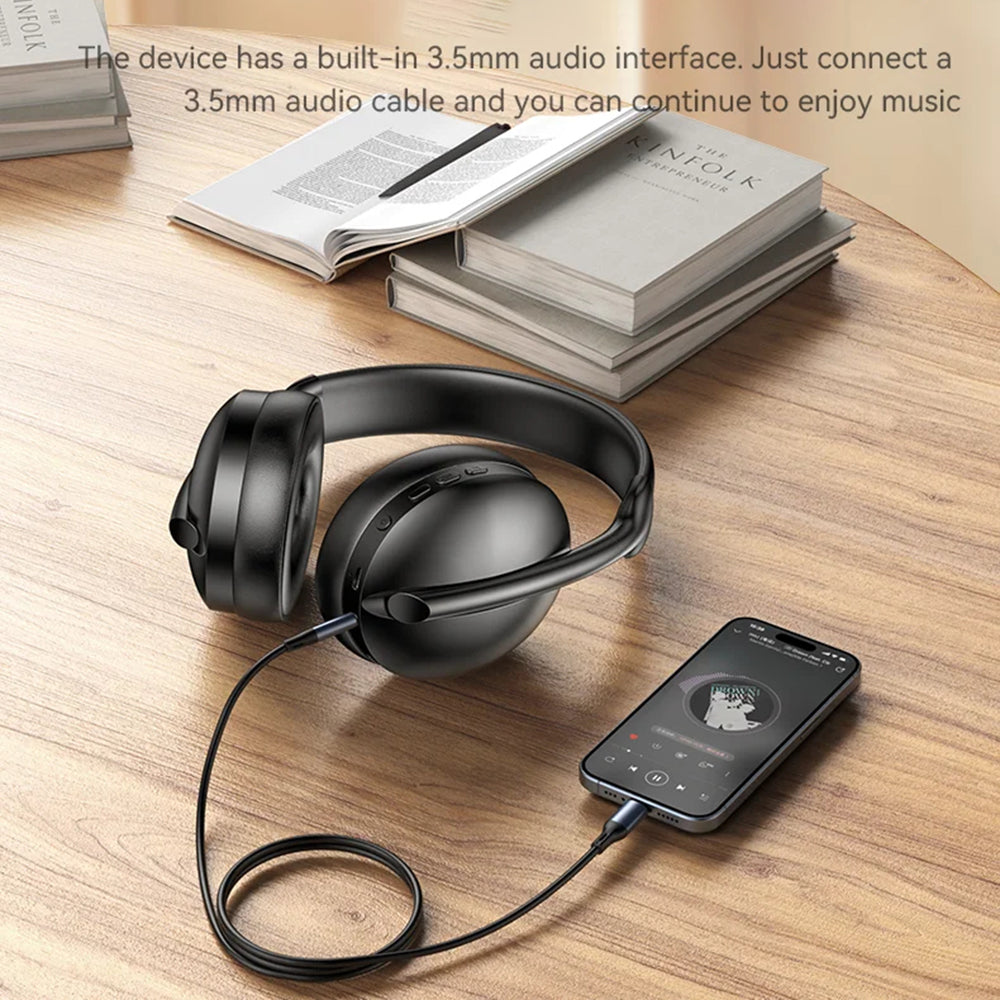 Handsfree Bluetooth Yesido EP08, A2DP, ANC, Black