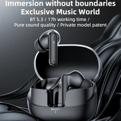 Handsfree Bluetooth Yesido TWS26, TWS, Black